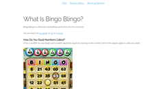 Desktop Screenshot of bingo-blingo.com